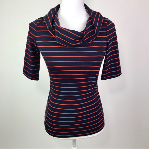 The Limited Cowl Neck Short Sleeve Shirt - Picture 1 of 8